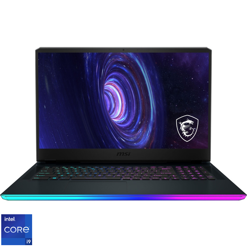 Laptop MSI Gaming 17.3'' GE76 Raider 11UH, UHD 120Hz, Procesor Intel® Core™ i9-11980HK (24M Cache, up to 5.00 GHz), 32GB DDR4, 2TB SSD, GeForce RTX 3080 16GB, No OS, Titanium Blue