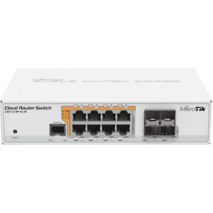 Switch MikroTik Gigabit CRS112-8P-4S-IN