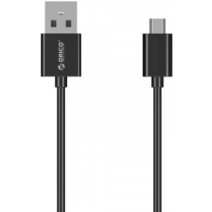 Orico USB Male la microUSB Male, 1 m, Black