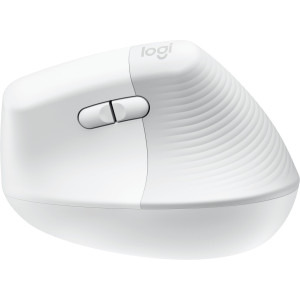 Logitech Lift for Mac, Vertical Ergonomic, Bluetooth, White