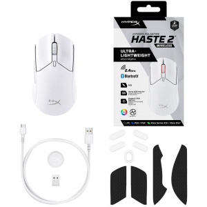 HyperX Pulsefire Haste 2 Wireless White