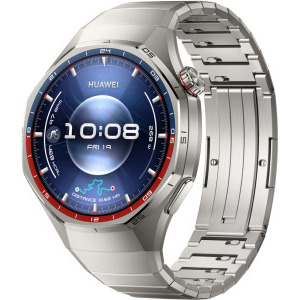 Huawei Watch GT 6 Pro, 46mm, Titanium Alloy, curea Titanium