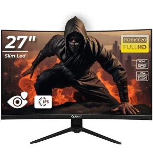 Monitor LED OptimX Gaming MT27Y Curbat 27 inch FHD IPS 5 ms 75 Hz