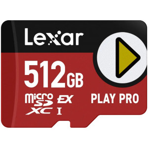 Card memorie Lexar microSDXC Express PLAY Pro UHS-I 512GB