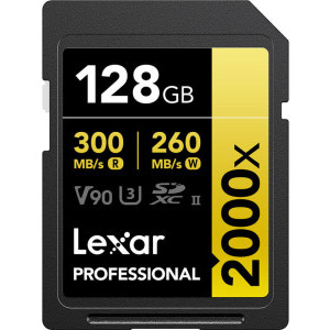 Card memorie Lexar SDXC Professional 2000x UHS-II 128GB