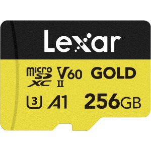 Card memorie Lexar microSDXC Professional GOLD UHS-II 256GB