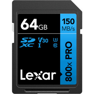 Lexar SDXC 800x Pro UHS-I 64GB