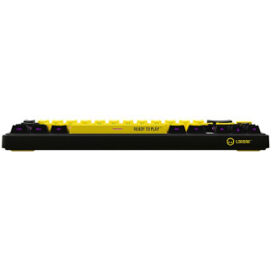 LORGAR KBP70MW Pro RGB Toxic Purple Linear Switch Black/Yellow Mecanica