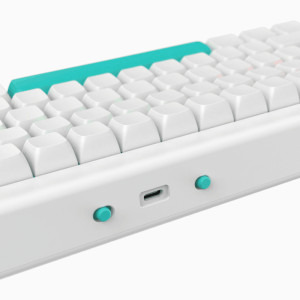 Nubi NK68 Pro RGB g3ms Aquamarine Switch White Mecanica