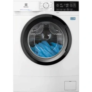 Masina de spalat rufe Electrolux EWS6326BE, Slim, 6 kg, 1200 RPM, Clasa A, Inverter, SensiCare, AntiAllergy, TimeManager, Alb