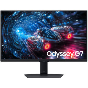 Monitor LED Samsung Gaming Odyssey G7 LS27FG702EUXEN 27 inch UHD / FHD IPS 1 ms Dual mode 180 Hz / 360 Hz HDR FreeSync Premium & G-Sync Compatible
