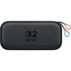 Nintendo Husa transport + Folie de protectie pentru Switch 2, Negru