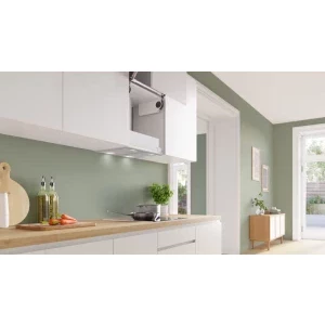 Bosch integrata DHL555BM, Putere de absorbtie 604 m3/h, Clasa B, 4 trepte de viteza, Iluminare LED, 53 cm, Argintiu