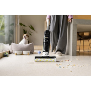 Karcher FCV 4 Natural N, vertical cu mop, 180W, 0.45L, Alb/Negru