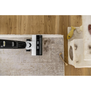 Karcher FCV 3 Natural N, vertical cu mop, 160W, 0.42L, Alb/Negru