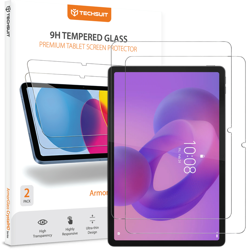 Accesoriu tableta Techsuit ArmorGlass CrystalHD pentru Lenovo Idea Tab 11, set 2 buc.