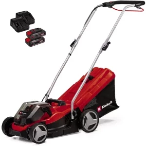 Einhell Masina de tuns iarba cu acumulator PXC GE-CM 36/33 Li, 18 V, latime taiere 33 cm, inaltime taiere 25-65 mm, 5 trepte de taiere, sac colector 30 L