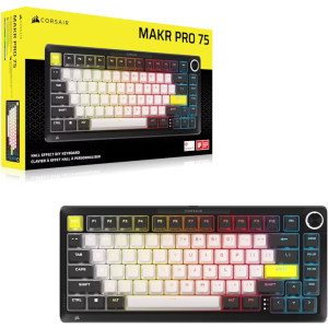 Corsair MAKR PRO 75 TKL Hall Effect DIY RGB MGX V2 Switch Black