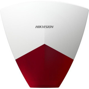 Hikvision Sirena de exterior DS-PS102X/BL, 110 dBA, IP55, Red