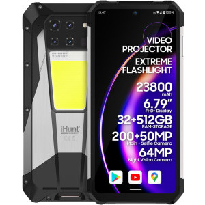 iHunt Tank 3 PRO, Octa Core, 512GB, 32GB RAM, Dual SIM, 5G, 4-Camere, Black