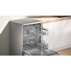 Bosch SMS2HTI06E, 13 seturi, 5 programe, Clasa C, EcoSilence Drive, ExtraDry, AquaStop, AquaSensor, ActiveWater, Home Connect, 60 cm, Inox