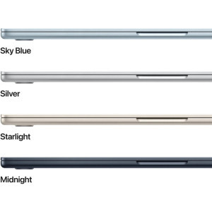 Apple 15.3'' MacBook Air 15 with Liquid Retina, Apple M5 chip (10-core CPU), 24GB, 512GB SSD, Apple M5 10-core GPU, macOS, Midnight, INT keyboard, 2026
