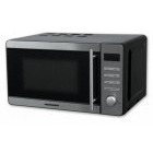 Cuptor cu microunde Heinner HMW-20DBKSS, 20 L, 700 W, Gri