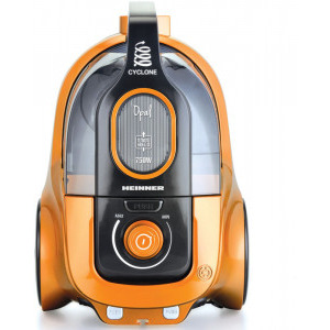 Heinner Opal 750 HVC-V750OR, fara sac, 750W, 2.2L, Negru-Portocaliu