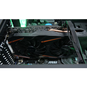 Gaming Raptor5, Intel i5-7400 3GHz Kaby Lake, 8GB DDR4, 120GB SSD + 1TB HDD, GTX 1060, Iluminare RGB