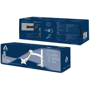 Arctic Z1-3D (gen. 3), cu hub USB 3.0 pentru max. 34 inch, piston gaz