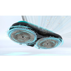 Bosch Unlimited 7 ProHygienic Aqua BCS71HYG2, vertical cu mop, 0.3L, Negru/Alb