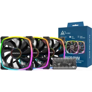 Montech AX120 ARGB PWM 120mm Three Fan Pack
