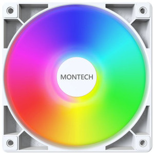 Montech GF120 ARGB PWM 120mm White Three Fan Pack