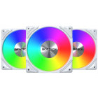 Ventilator Montech Metal Pro ARGB 120mm PWM White Three Fan Pack