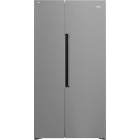 Frigider Side By Side Beko GN163141XBN, 593 L, Clasa E, ProSmart Inverter, NeoFrost Dual Cooling, HarvestFresh, Control electronic, 179 cm, Argintiu