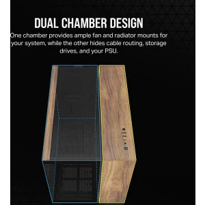 Corsair 2500X Black/Walnut Wood