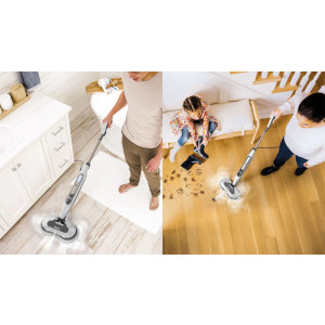 Shark S8201EU, Mop cu abur, 1120W, Alb/Argintiu
