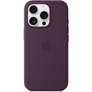 Apple Protectie pentru spate, material silicon pentru iPhone 16 Pro, culoare Plum