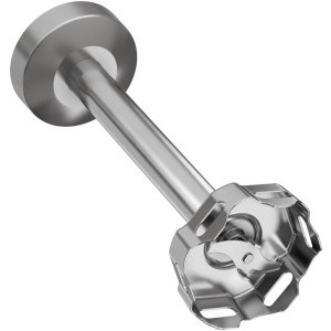 KitchenAid Mixer vertical portabil Go 5KHBRV75BM, 1L, Negru/Argintiu