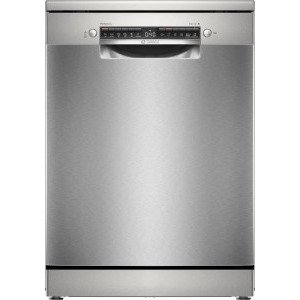 Masina de spalat vase Bosch SMS6ZCI10E, 14 seturi, 6 programe, Clasa B, EcoSilence Drive, PerfectDry, VarioDrawer, RackMatic, AquaStop, AquaSensor, Home Connect, 60 cm, Inox