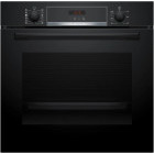 Cuptor incorporabil Bosch HQA574BB3, Electric, 71 L, Autocuratare pirolitica, AutoPilot 10, 3D Hotair, HotAir Steam, Grill, Abur, Clasa A+, Negru