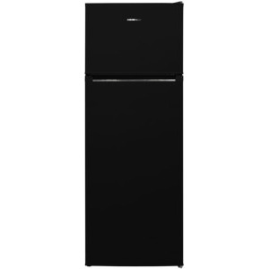 Frigider Heinner HF-V212BKE++, 212 L, Clasa E, Less Frost, Iluminare LED, 145 cm, Negru