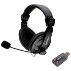 Casti Spacer SPK-222-USB Black