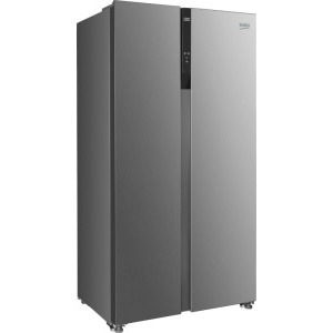 Beko GNO5322XPN, 532 L, Clasa E, NeoFrost Dual Cooling, ProSmart Inverter, Display Touch Control, 177 cm, Inox