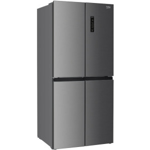 Beko GNO46623XPN, 466 L, Clasa D, ProSmart Inverter, HarvestFresh, XXL Bottle holder, Display Touch Control, 180 cm, Inox
