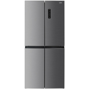 Frigider Side By Side Beko GNO46623XPN, 466 L, Clasa D, ProSmart Inverter, HarvestFresh, XXL Bottle holder, Display Touch Control, 180 cm, Inox
