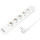 Priza/prelungitor Logilink LPS249U, 5x Schuko, 2x USB-A, 1.5m, Alb