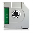 Adaptor HDD Caddy OEM SSD M.2 SATA3 pentru unitati optice de tipul 12.7 mm, ventilator 12.5mm pentru airflow