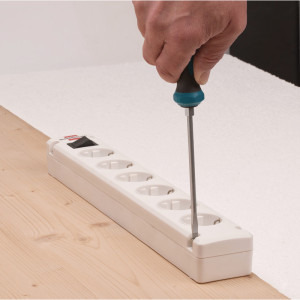 Brennenstuhl Bremounta, 6x Schuko, 3m, Alb