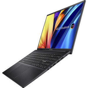 ASUS 16'' Vivobook 16 X1605ZA, 3.2K OLED 120Hz, Procesor Intel® Core™ i7-1255U (12M Cache, up to 4.70 GHz), 16GB DDR4, 512GB SSD, Intel Iris Xe, No OS, Indie Black